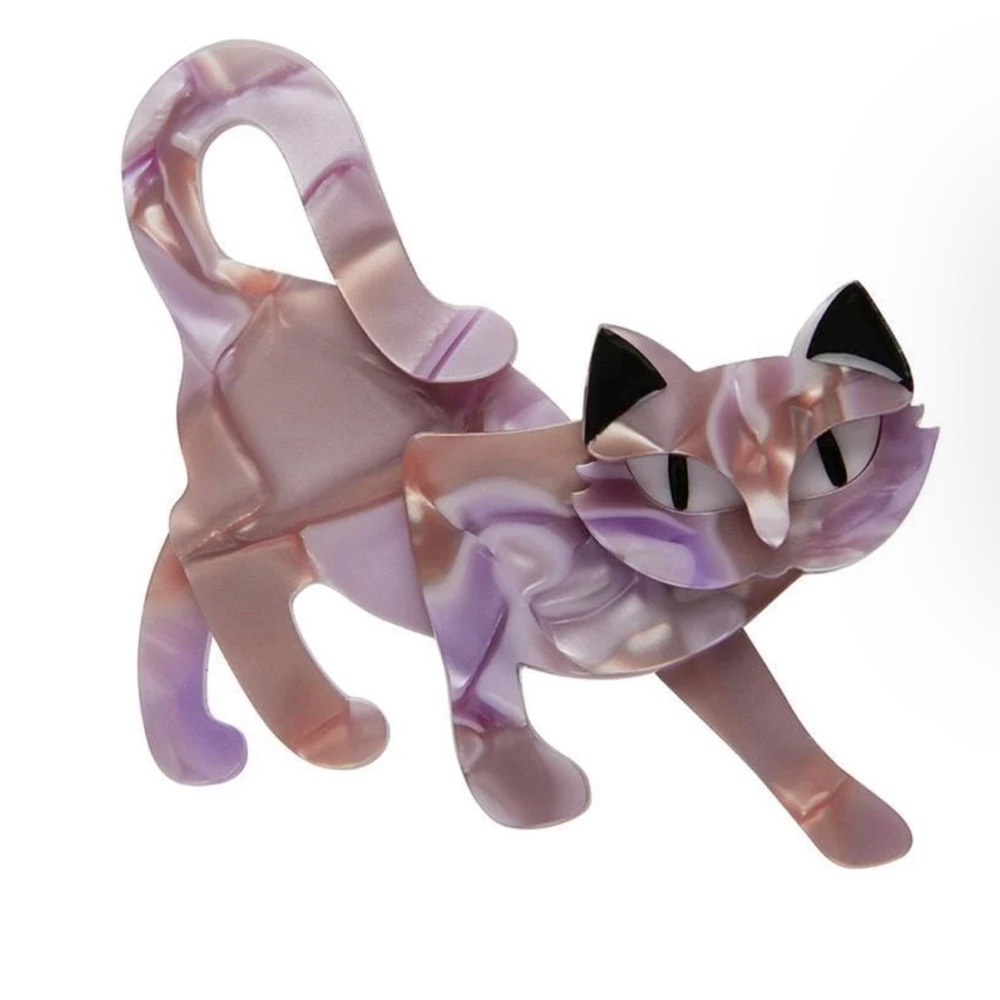Erstwilder Taming Tamara Brooch, Cat 10th Birthday